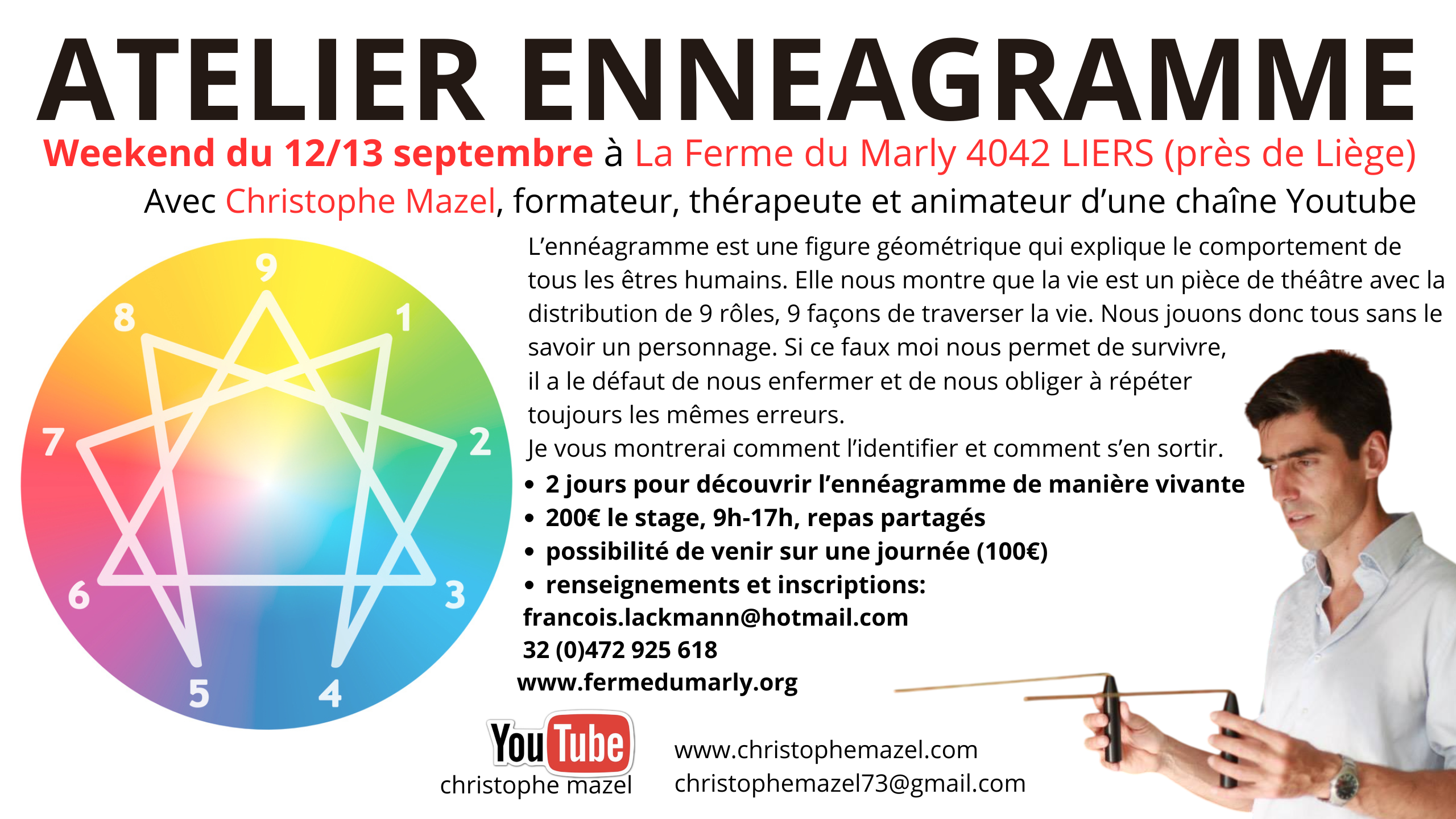flyer atelier ennéagramme 12 et 13 septembre
